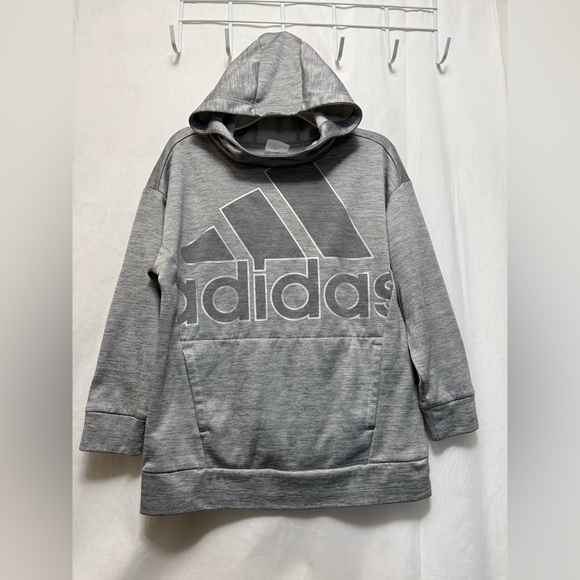 Adidas Kids Hoodie in Gray (Youth 7-8) 0130 - Picture 2 of 6